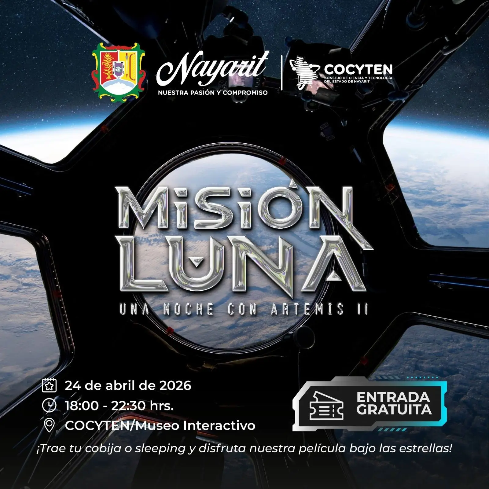 El COCyTEN invita a una noche de astronomía gratuita este jueves en el Museo Interactivo